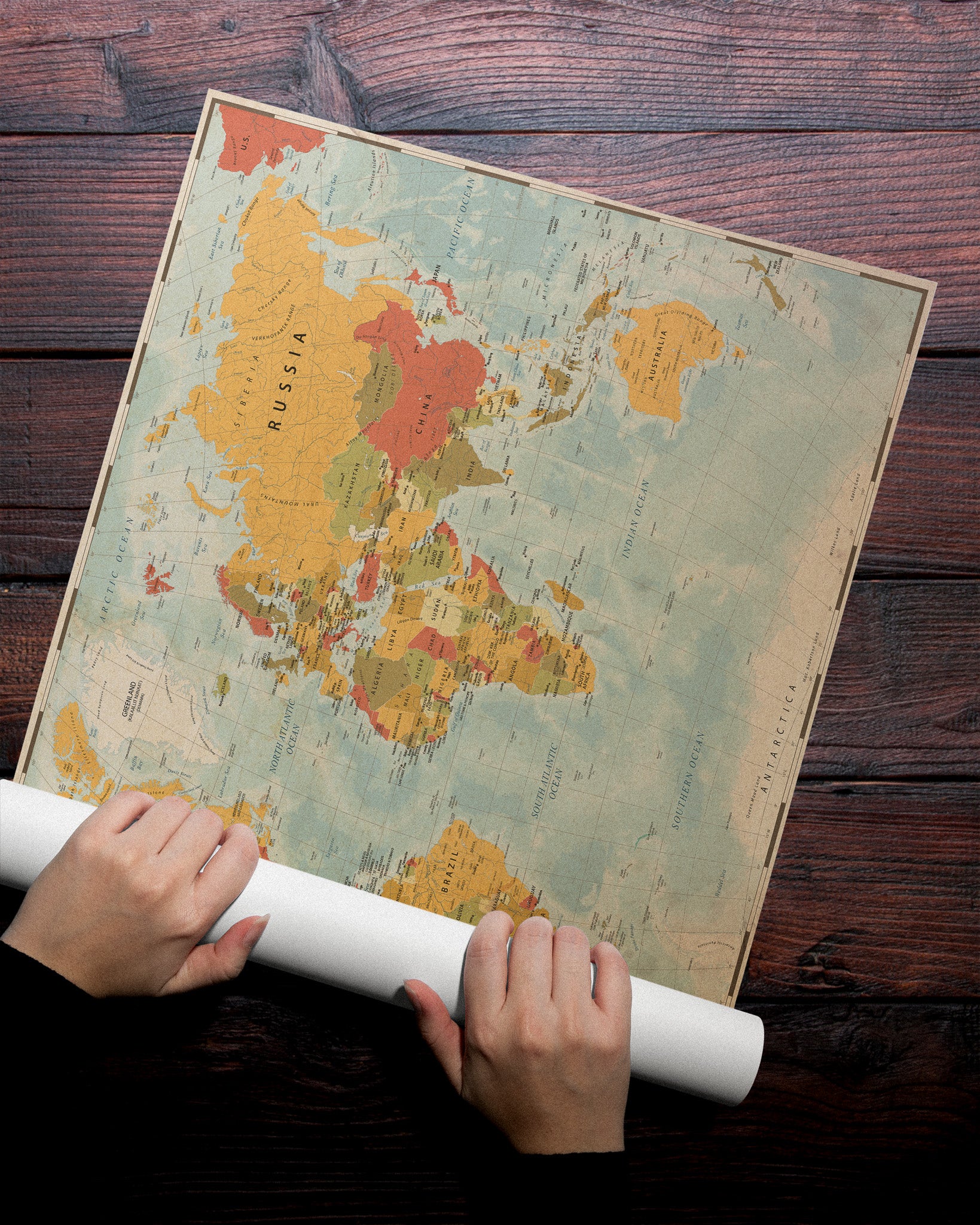 World Pin Map
